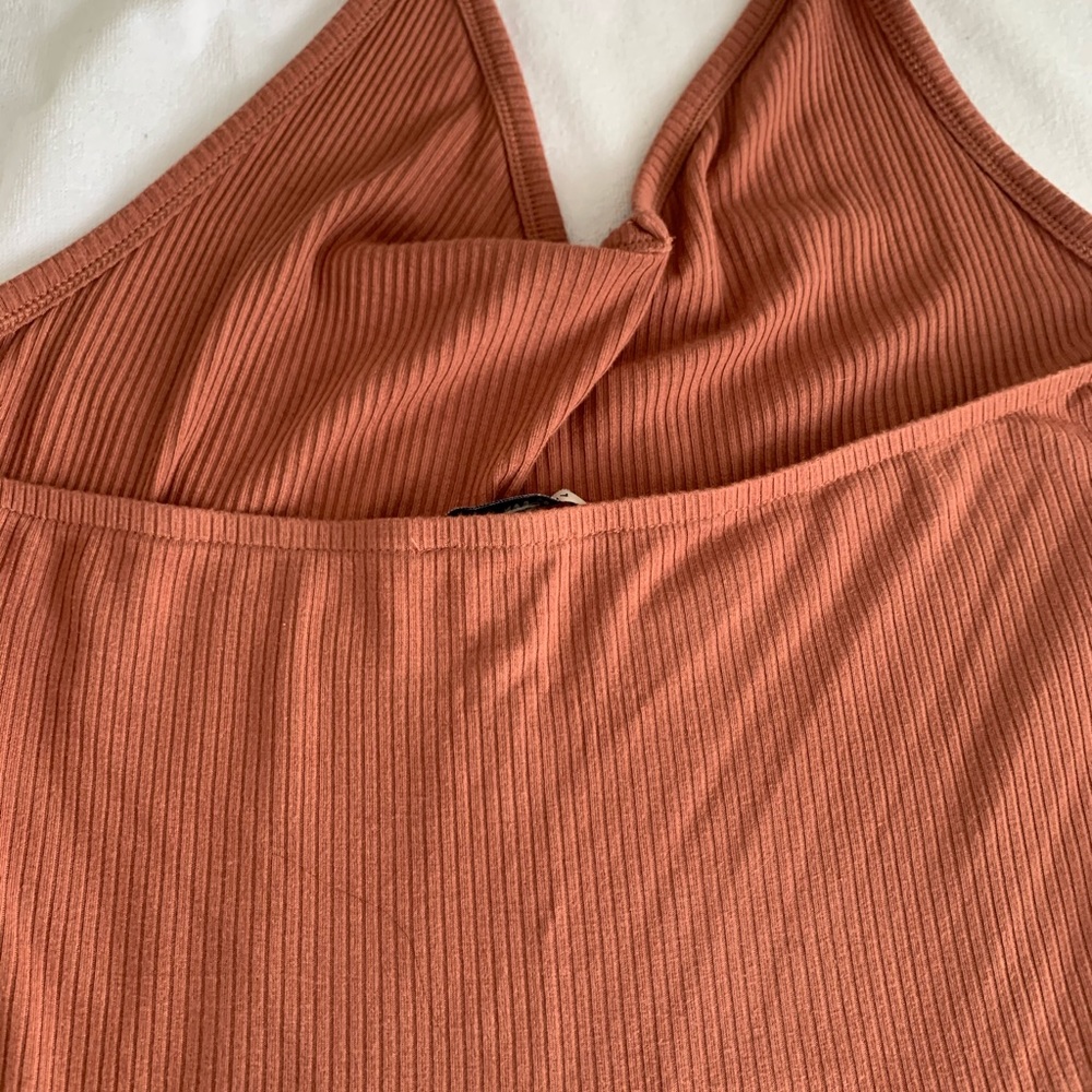 American Eagle Tall  Halter Shorts Romper